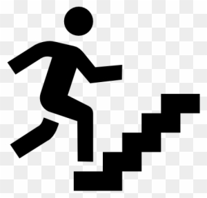 Stairs Computer Icons Symbol Clip Art - Running Up Stairs Png