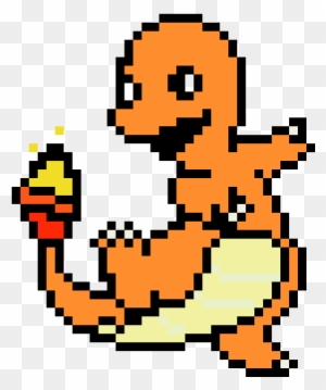 Charmander Pixel Art #4 - PKMN Pixel Art by Kiko_ZaZ