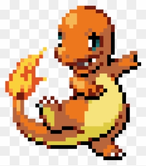 Charmander Pixel Art #4 - PKMN Pixel Art by Kiko_ZaZ