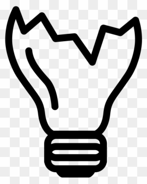 Broken Icon - Bad Idea Light Bulb