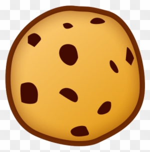 Stack Of Chocolate Chip Cookies Cartoon Clipart - Cookie Emoji Png