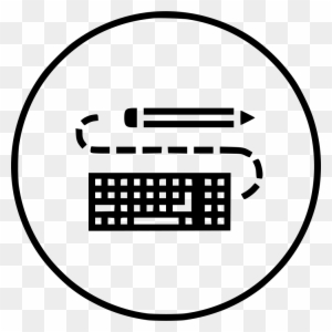 Download HD Pen Pencil Keyboard Write Drawing Design Sketch Comments   Writing Keyboard Icon Png Transparent PNG Image  NicePNGcom