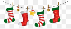 Picture - Christmas Stockings Clipart