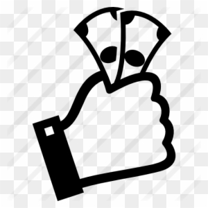 Hand Holding Money Bills Hand Holding Money Icon Free Transparent Png Clipart Images Download
