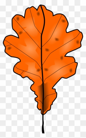 Dead Leaves Clipart 5 By Eric - Orange Leaf Clip Art