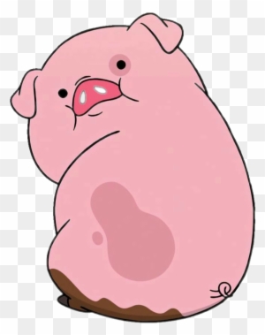 Pato Gravityfalls Mabelpines Mabel Stickers Cartoon - Draw Waddles From Gravity Falls