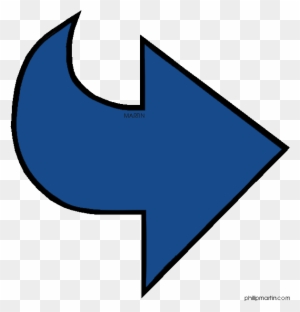 Curve Clipart Arrow - Arrow Curving To The Right