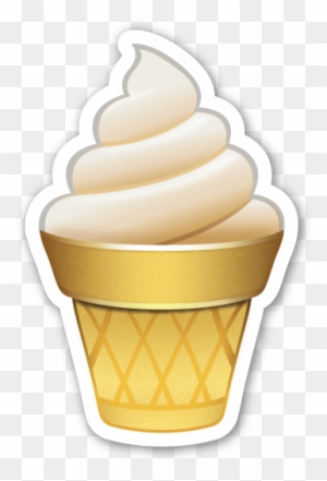 Наклейка Ice Cream Png - Ice Cream Emoji Png - Free Transparent PNG ...