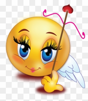 Smiley Emoji Emoticon Clip Art - Angel Girl Emoji