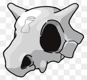 An 8 Colour Image Of A Cubone Skull With The Hidden - T-shirt