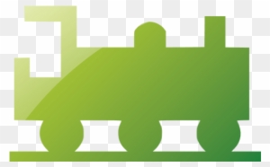 Web 2 Green Train 4 Icon - Graphic Design