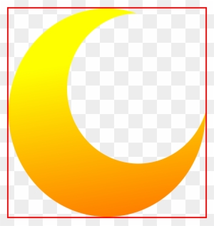 Unbelievable Collection Of Moon Clipart Png High Quality - Half Moon Vector Png