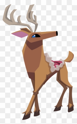 Winter Deer - Animal Jam Transparent Background Deer
