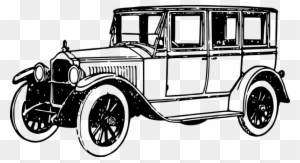 Top Clipart Images 2018 Car Clipart Black And White - Old Car Line Art
