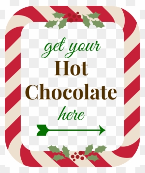 Baby, It's Cold Outside It's Been Sunny And Blue Skies - Hot Chocolate Bar Printable Sign