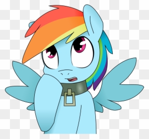 You Can Click Above To Reveal The Image Just This Once, - Mlp Rainbow Dash Pet