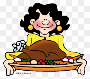 Child Serving Food Clipart Collection - Thanksgiving Feast Clip Art