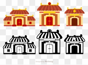 China Chinese Temple Clip Art - Chinese Temple Vector Free Download