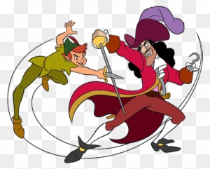 Peter Pan And Captain Hook Clip Art - Peter Pan And Captain Hook - Full ...