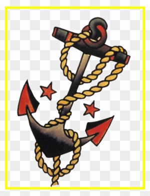 Awesome Sailor Jerry Vintage Tattoo Designs Anchors - Sailor Jerry Anchor Tattoo