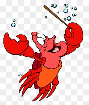 Crab Clipart Little - Sebastian From Little Mermaid