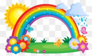 Rainbow Cloud Clip Art - Horse & Pony Magical Unicorns And Rainbows Light