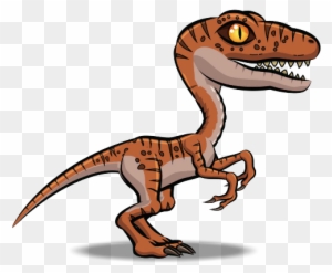 Velociraptor Tyrannosaurus Cartoon Dinosaur Animation - Dinosaur 2d Png
