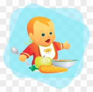 Right Food - Baby Food Cartoon Png