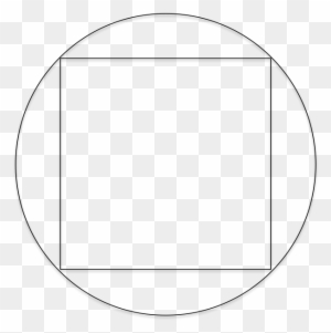 Octagon Shape Cliparts - Circle In Square Area Geometry