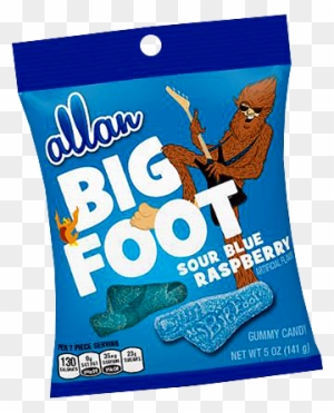 Allans Big Foot Sr Blue Rasp 200g Peg - Allan Big Foot Candy