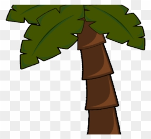 Cartoon Jungle Tree - Palm Tree Clip Art