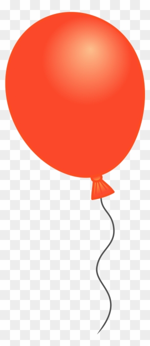 Single Balloon With String Clipart Clip Art Library - Single