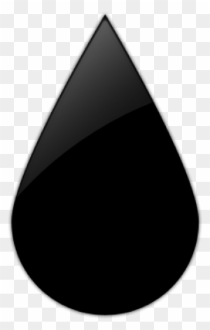 Drops Clipart Black Rain - Black Drop Of Water