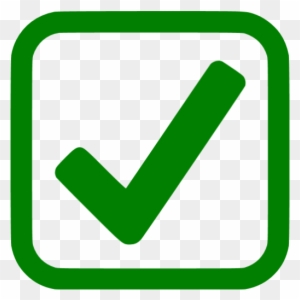 Photography Checklist - Green Check Mark In Box