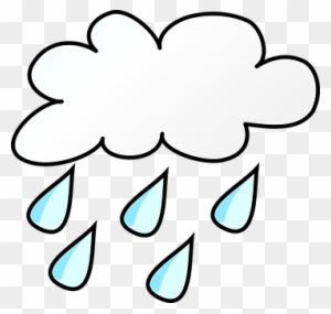 Weather, Forecast, Symbol, Rainy, Cloudy - Rainy Weather Clip Art