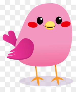 Pink Bird - Stock Photography