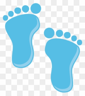 Infant Scalable Vector Graphics Footprint Clip Art - Baby Feet Clip Art