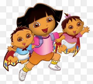 Fancy Cartoon Dora Images Dora Clip Art Car Interior - Dora's Baby Brother And Sister Names