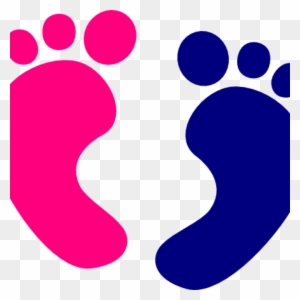 Baby Feet Clip Art Ba Feet Clip Art At Clker Vector - Pink Baby Feet Clip Art