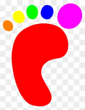Colorful Foot - Free Transparent PNG Clipart Images Download