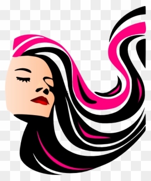 Breast Cancer Pink Hair Clip Art At Clker - Gift Certificate Template Hair Salon