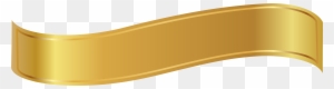 Gold Ribbon Cliparts - Gold Banner Ribbon Png