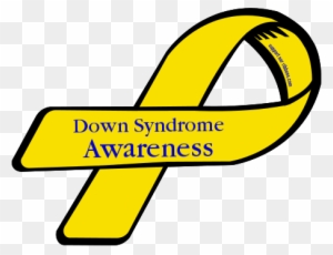 Down Syndrome Awareness Ribbon Clipart - Love My Husband And Baby