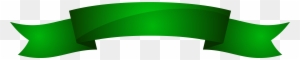 Green Ribbon Banner Clip Art - Green Ribbon Banner Png