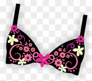 Bling The Bra Is A Fundraising Contest That Promotes - Clip Art Bra For Breast Cancer