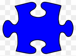 Puzzle Clipart Autism Blue - Autism Puzzle Piece Blue