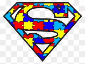 Iron On Autism Awareness Patch - Autism Awareness Superman