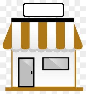 Shop Front Without Title Clip Art - Front Of A Shop Clip Art