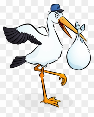 Stork Clipart Baby Png - Gif Cicogna In Arrivo - Free Transparent PNG ...