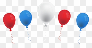 Balloon Clipart 4th July - 4th Of July Balloons Clipart